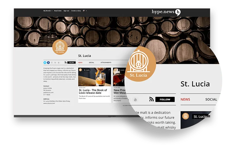 A company newsroom on Hype.News