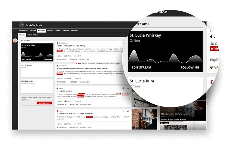 News streams that can be edited in seconds